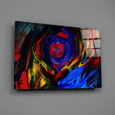 Oil Printing Glass Wall Art.